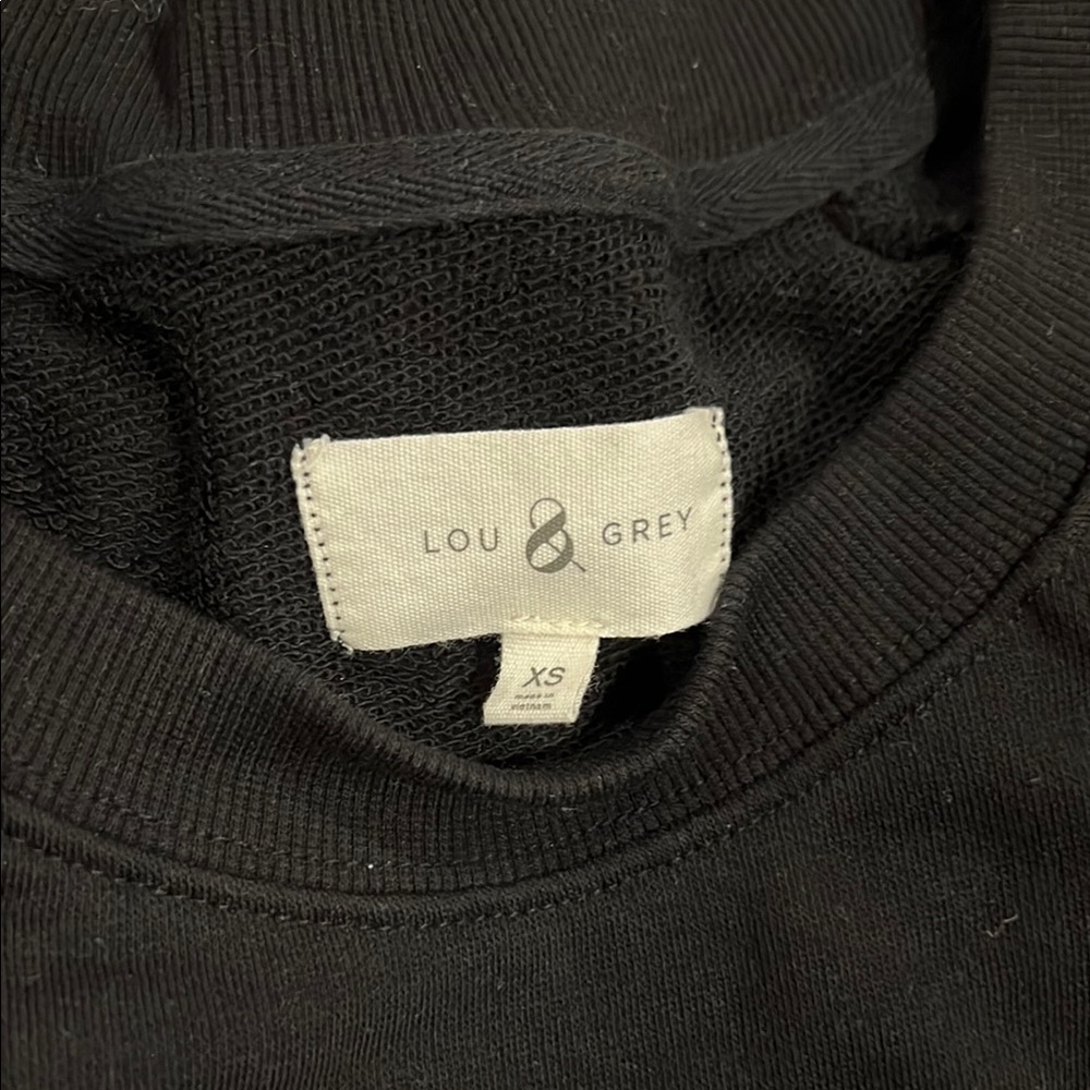 Lou & Grey Black Sweater with Skiers - Picture 2 of 4